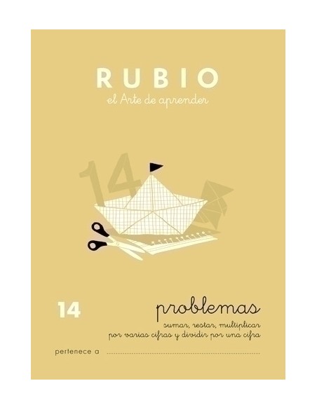 RUBIO CUADERNO DE PROBLEMAS Nº 14 - Pack de 10 unidades P14